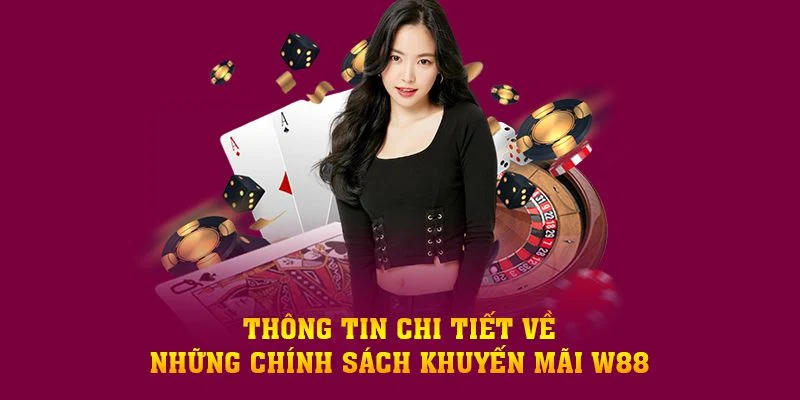 Thông tin chi tiết về chính sách khuyến mãi W88